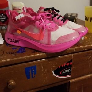 Off white zoom fly tulip pink/racer pink